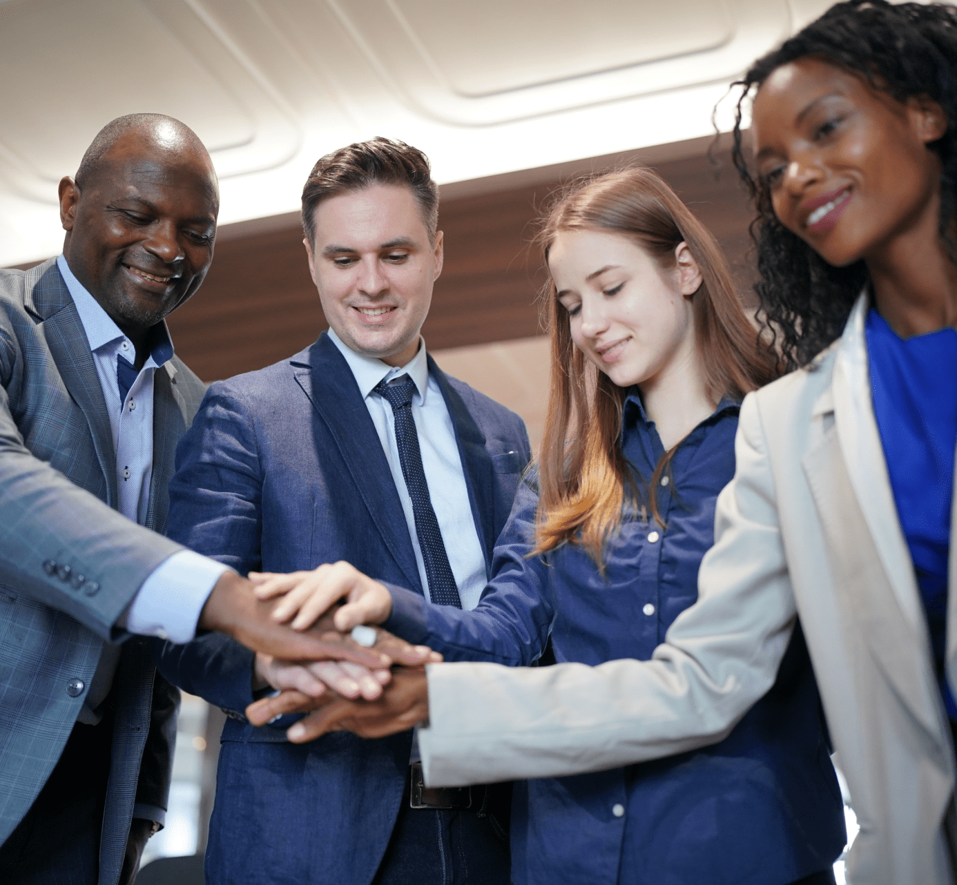 legacy-min Business team collaborating on corporate donation
